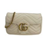 Quilted Leather GG Marmont Super Mini Chain Bag