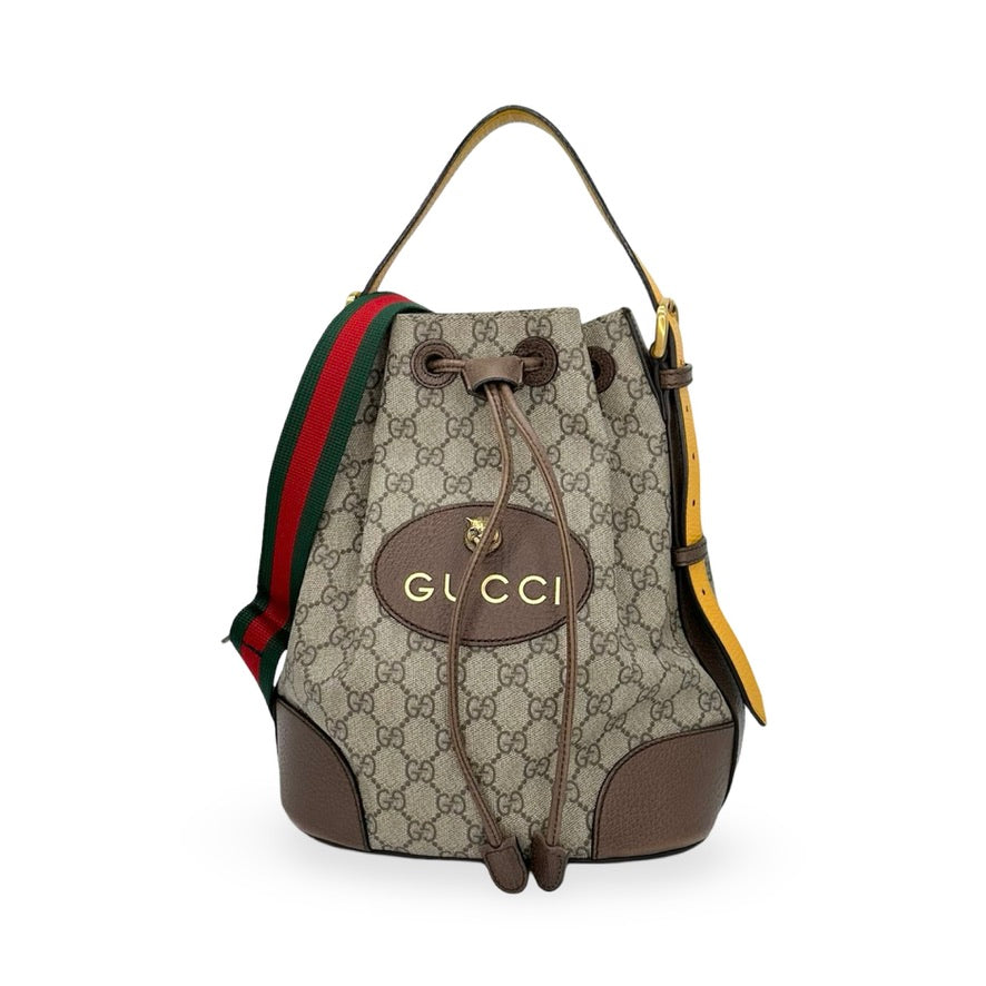 GUCCI: GG Supreme Neo Vintage Bucket Backpack