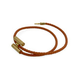 HERMES: Swift Calfskin Tournis Tresse Bracelet