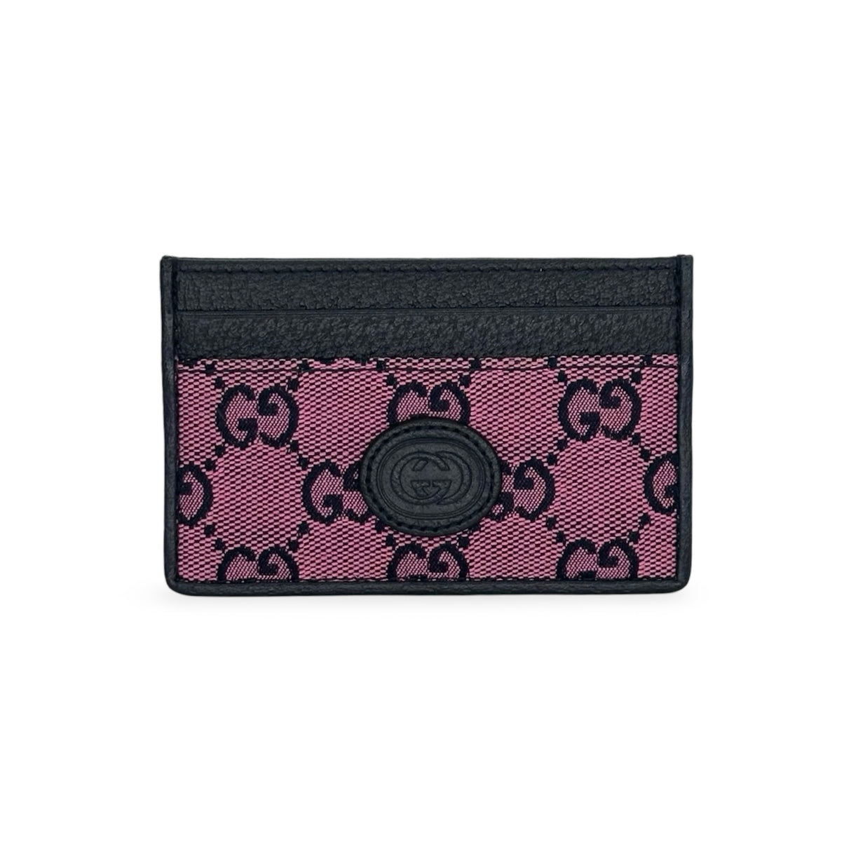 GUCCI: Monogram Multicolor Retro Interlocking G Card Case