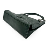 SAINT LAURENT: Crinkle Leather Niki Shopper Tote