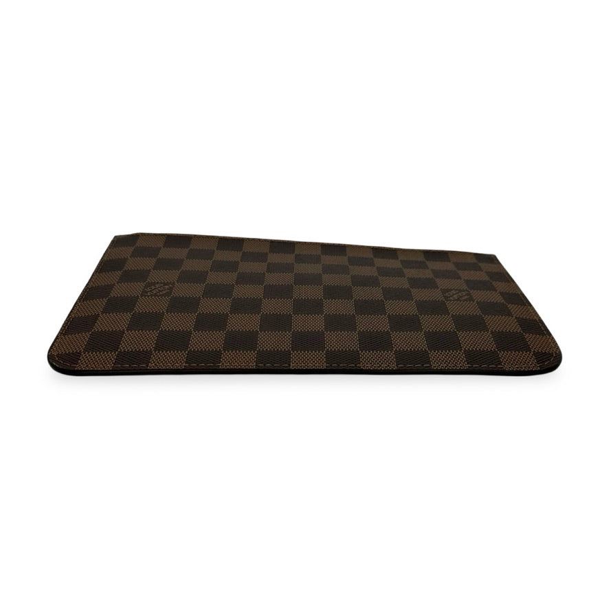 LOUIS VUITTON: Damier Ebene Neverfull Pochette