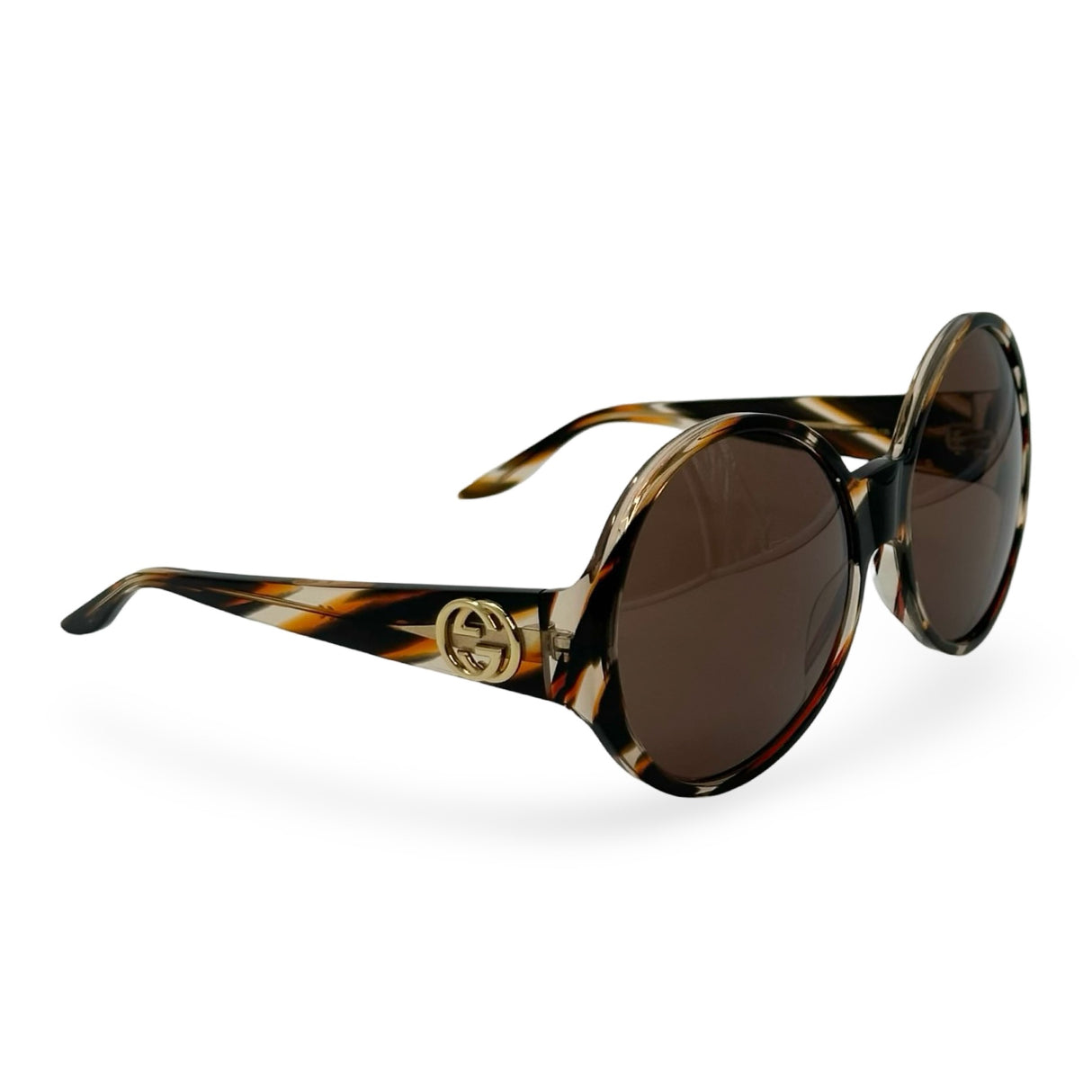 GUCCI: Oversize Round Sunglasses