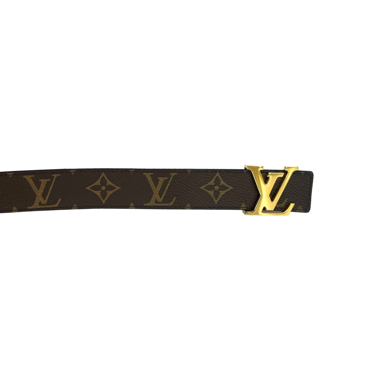 LOUIS VUITTON: Monogram 25mm Reversible Initiales Belt