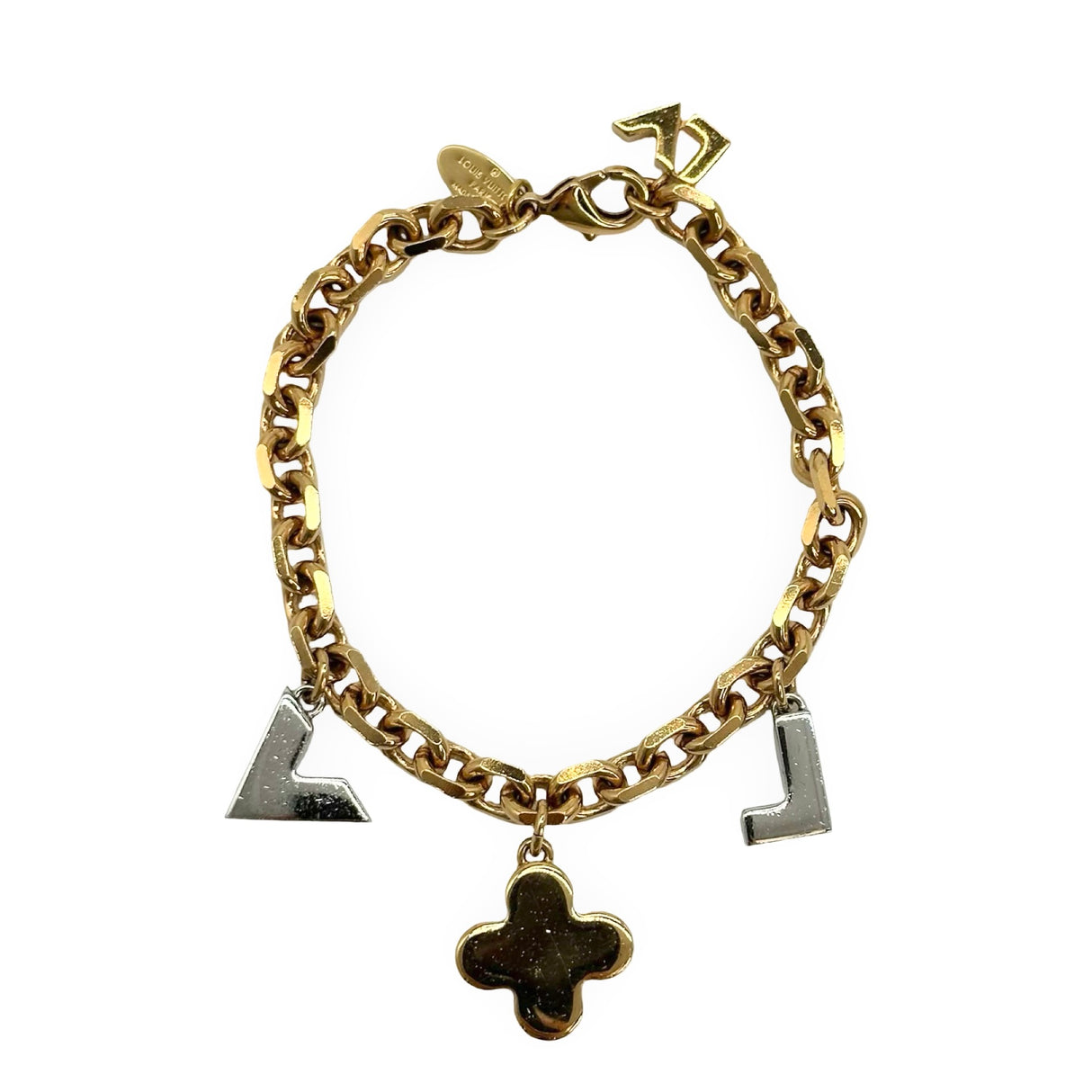 LOUIS VUITTON: Crystal Love Letters Timeless Bracelet