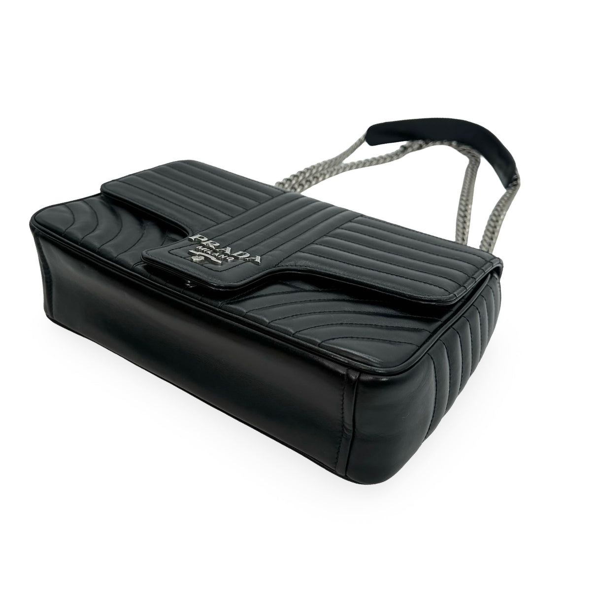PRADA: Diagramme Medium Flap Chain Bag