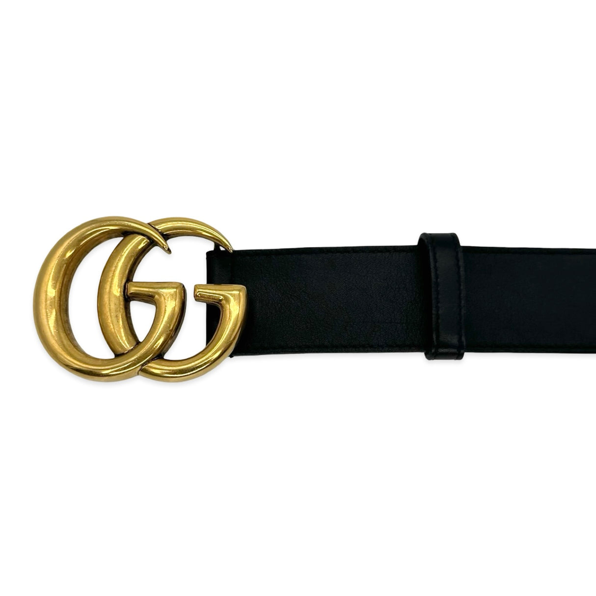 Calfskin Leather GG Marmont Wide Leather Belt