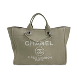 Tweed Canvas Large Deauville Tote