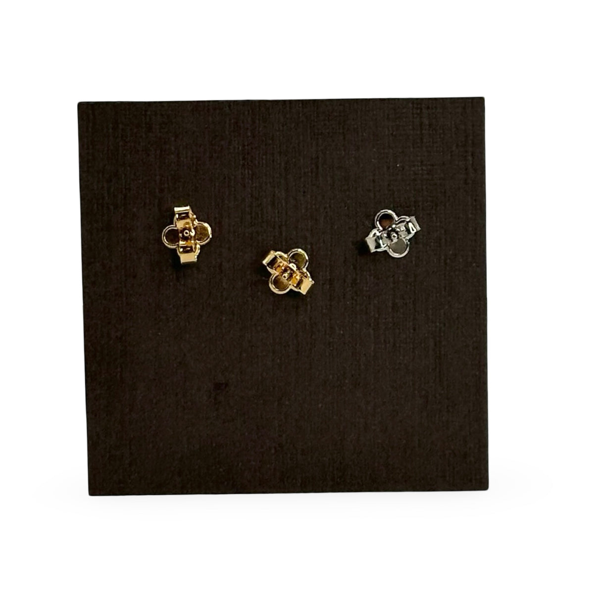 LOUIS VUITTON: Crystal Love Letters Timeless Stud Earrings Set