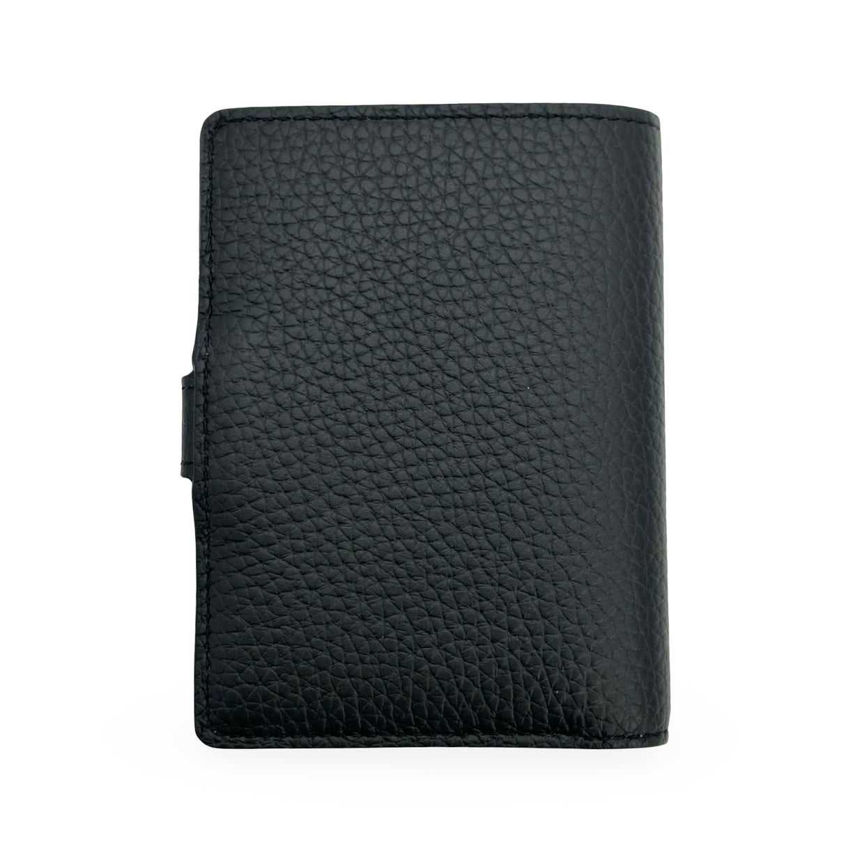 LOUIS VUITTON: Taurillon Capucines Vertical Compact Wallet