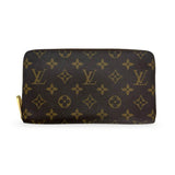 LOUIS VUITTON: Monogram Zippy Organizer Wallet