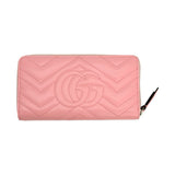 Quilted Leather GG Marmont Zip Around Wallet
