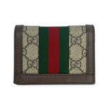 GUCCI: GG Supreme Ophidia Compact Wallet