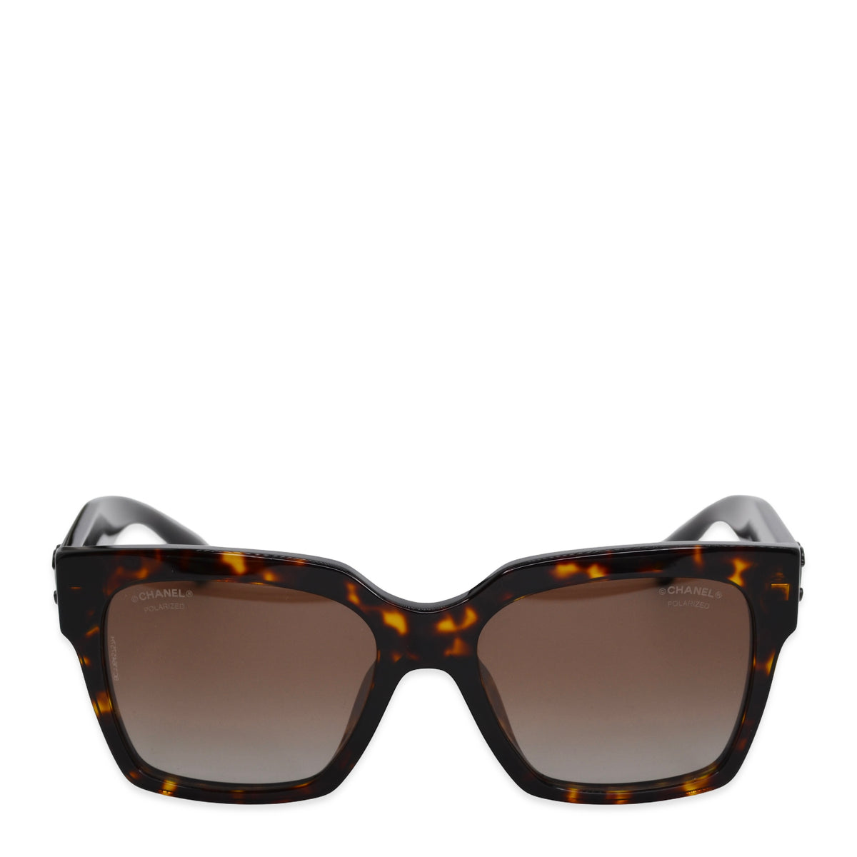 Chanel Tortoiseshell Square Sunglasses