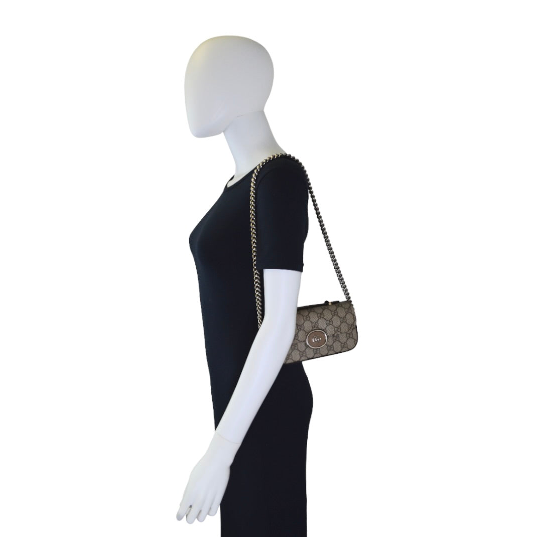 Gucci GG Supreme Senna Petite Top Handle Bag