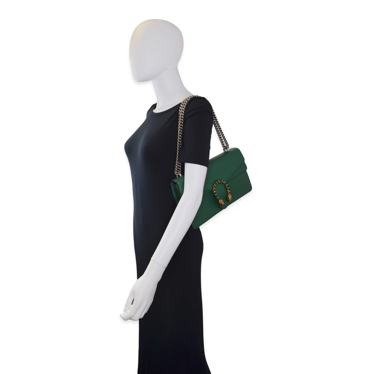 Gucci Grained Calfskin Medium Dionysus