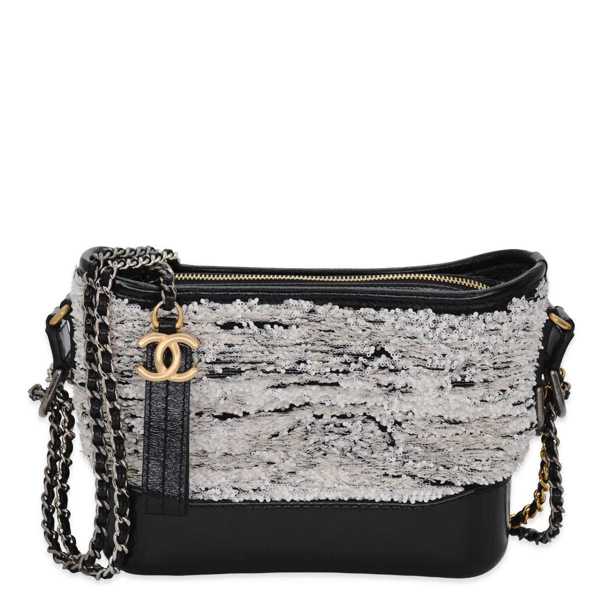 Chanel Sequin Calfskin Small Gabrielle Hobo