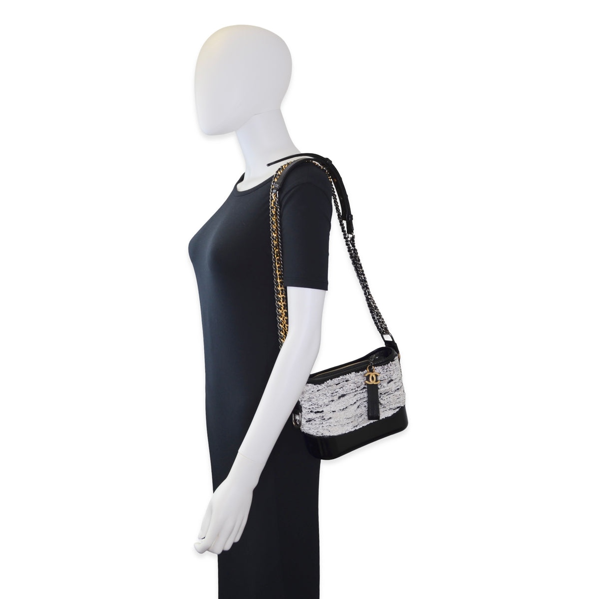 Chanel Sequin Calfskin Small Gabrielle Hobo