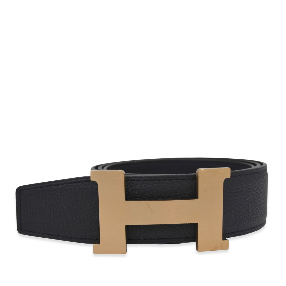 Hermes Leather H Buckle 32mm Reversible Belt