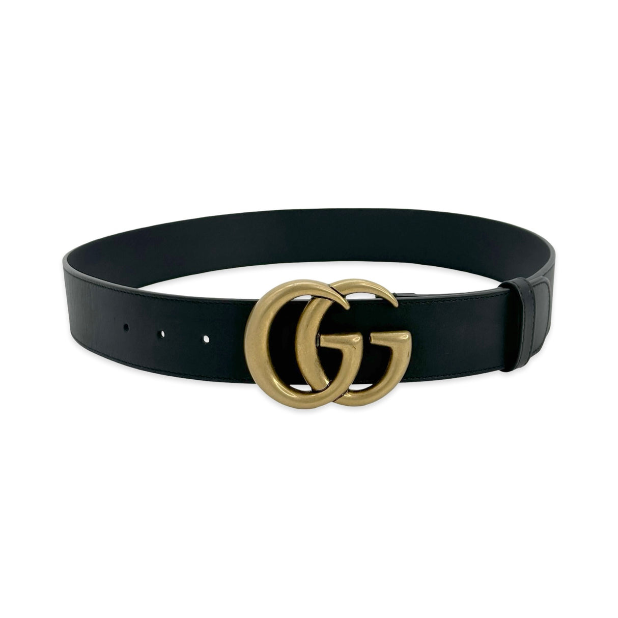 Leather GG Marmont Wide Belt