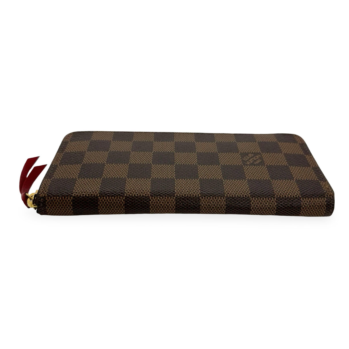 LOUIS VUITTON: Damier Ebene Clemence Wallet