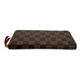 LOUIS VUITTON: Damier Ebene Clemence Wallet
