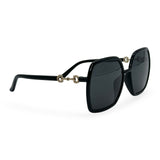 GUCCI: Horsebit Square Sunglasses