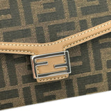 FENDI: FF Canvas Zucca Baguette Soft Trunk