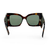 SAINT LAURENT: Tortoiseshell Blaze Sunglasses