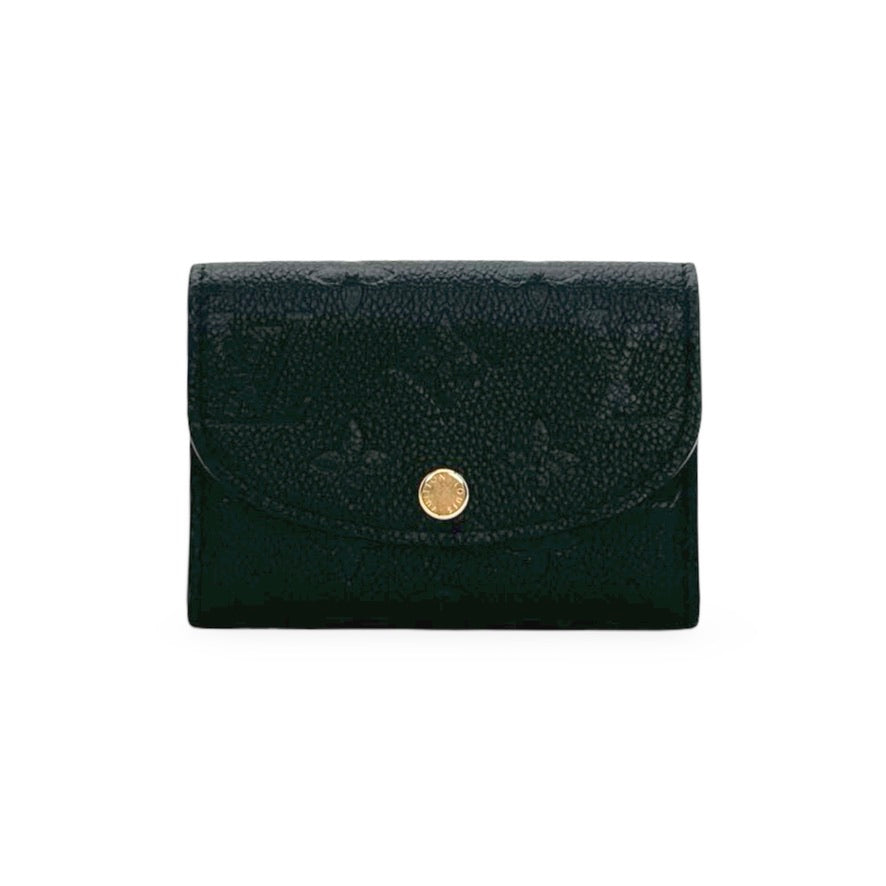 LOUIS VUITTON: Monogram Empreinte Rosalie Coin Purse