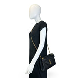 SAINT LAURENT: Grain de Poudre Triquilt Medium Envelope Chain Bag