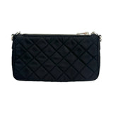 Quilted Nylon Impunto Shoulder Bag