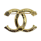 Textured Tweed CC Brooch