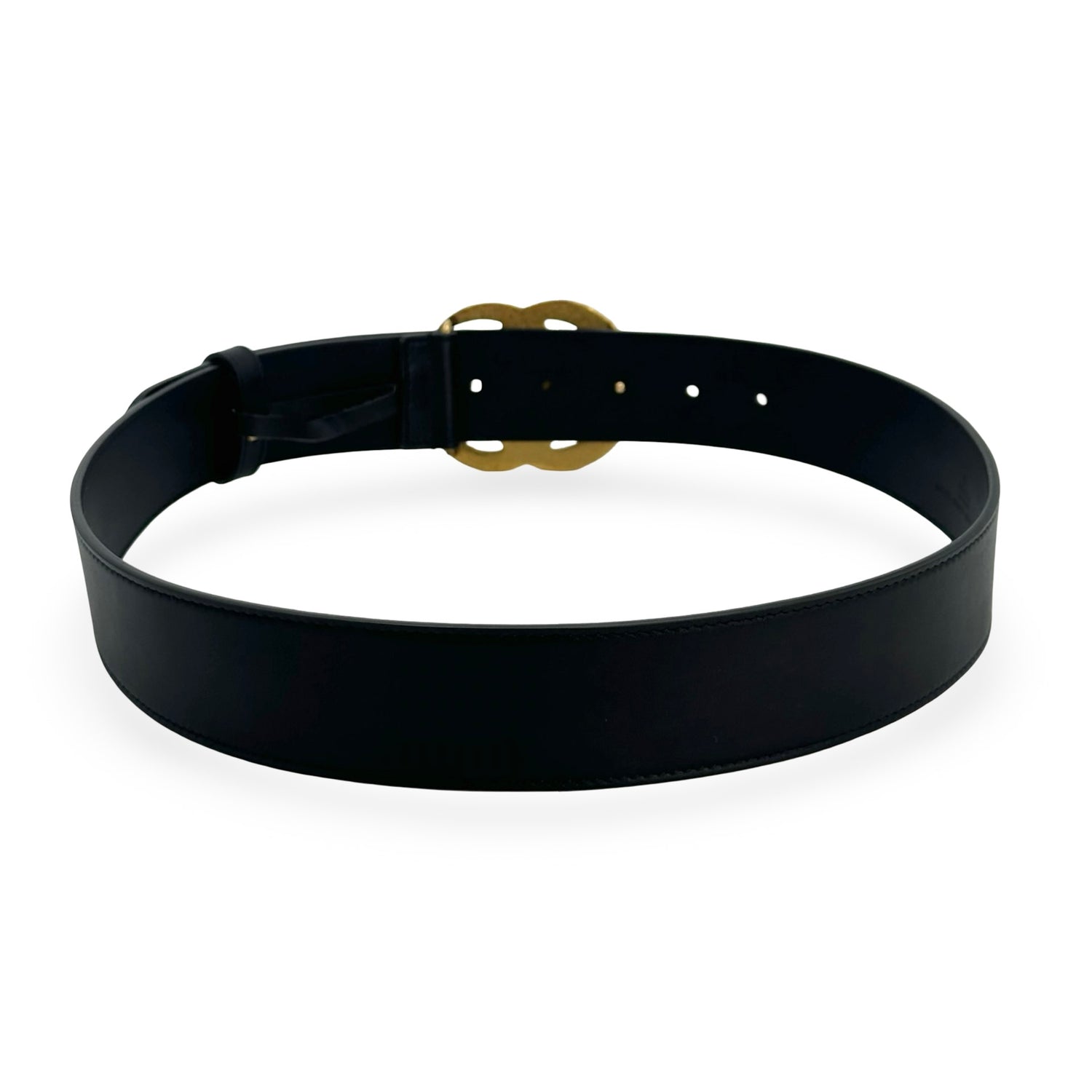 GUCCI: Leather GG Marmont Wide Belt