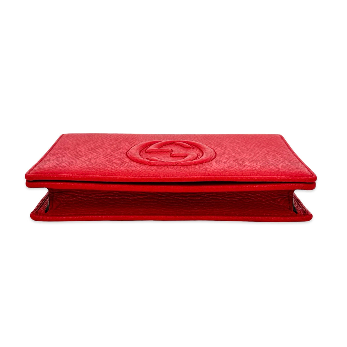 GUCCI: Leather Soho Chain Wallet