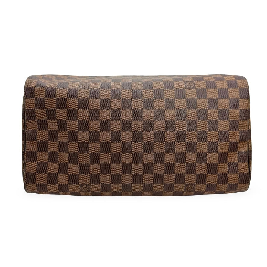 LOUIS VUITTON: Damier Ebene Speedy 35