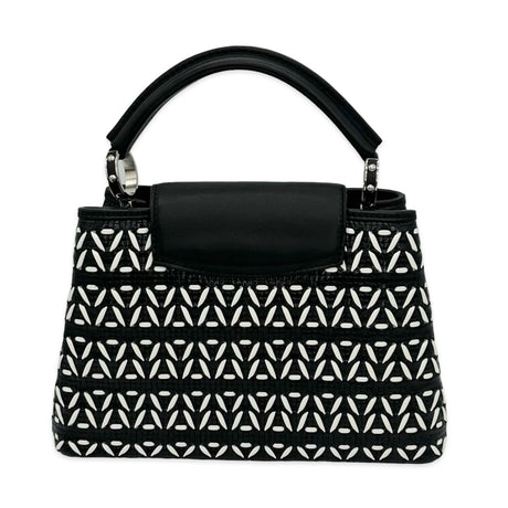LOUIS VUITTON: Woven Leather Capucines BB
