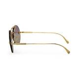 VERSACE: Round Gradient Sunglasses