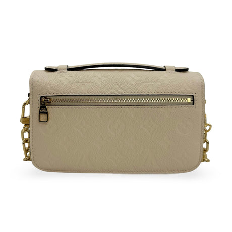LOUIS VUITTON: Monogram Empreinte Pochette Metis East West
