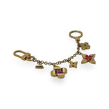 LOUIS VUITTON: Flower Stripes Bag Charm