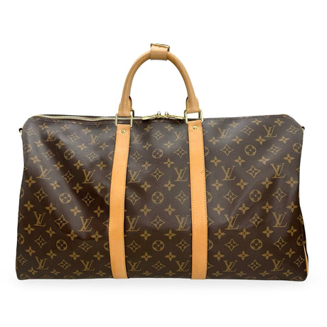 LOUIS VUITTON: Monogram Keepall Bandouliere 50
