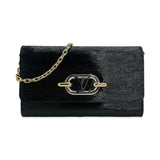 LOUIS VUITTON: Epi Electric Pochette Evening Chain Wallet