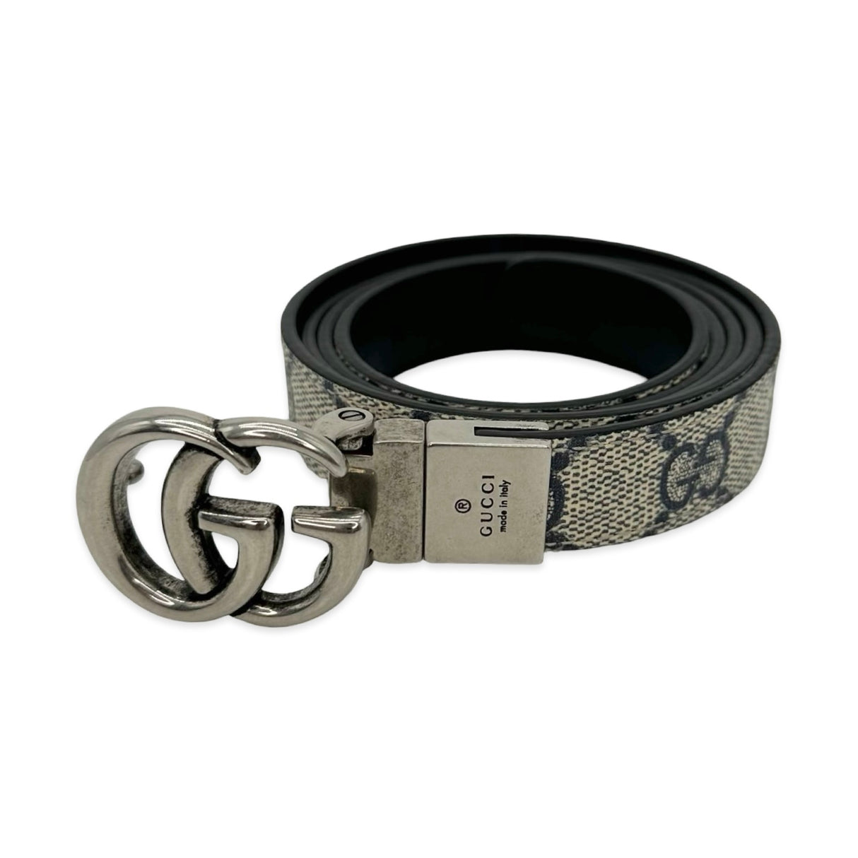 GG Supreme Thin Reversible Marmont Belt