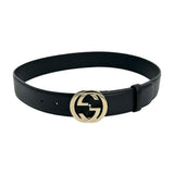 GUCCI: Leather Interlocking G Belt