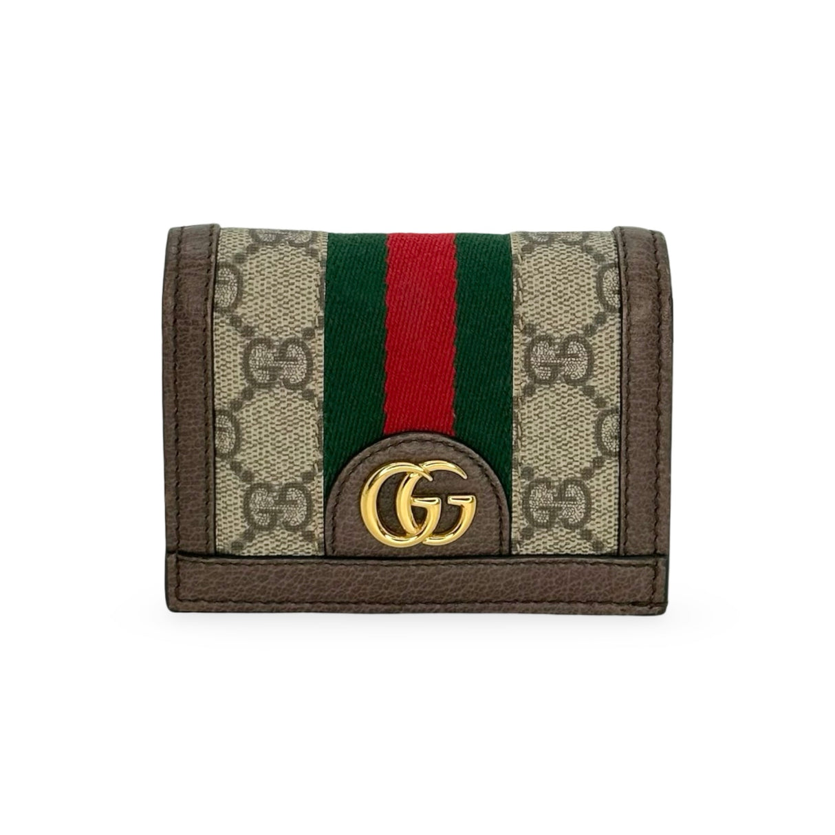 GUCCI: GG Supreme Ophidia Compact Wallet