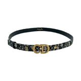 CHRISTIAN DIOR: Oblique Saddle Belt
