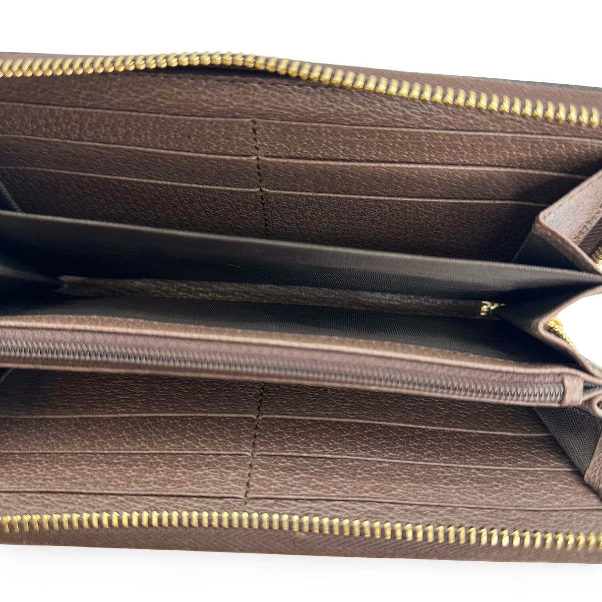 GUCCI: GG Supreme Ophidia Zip Around Long Wallet