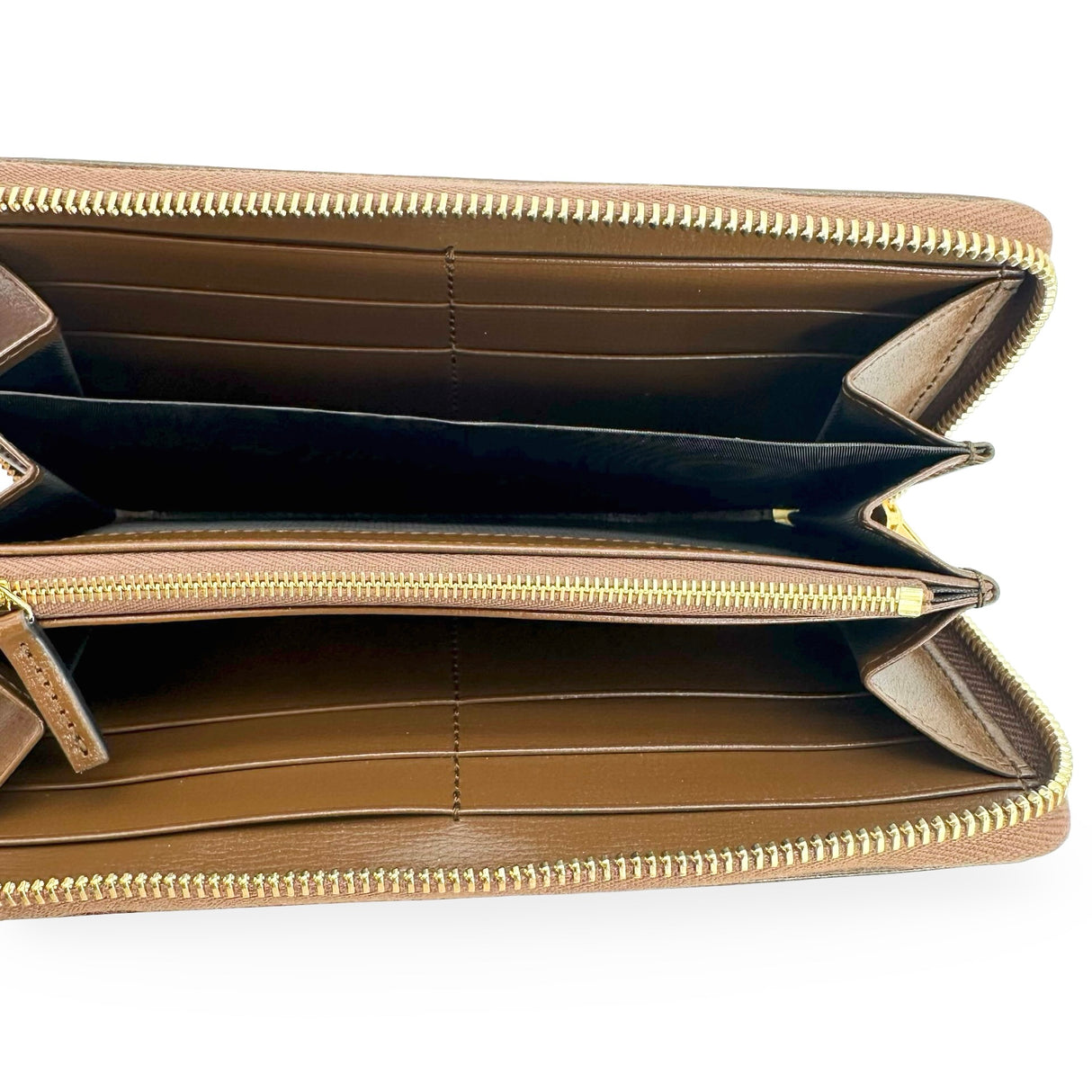 GUCCI: GG Supreme Horsebit 1955 Zip Around Wallet