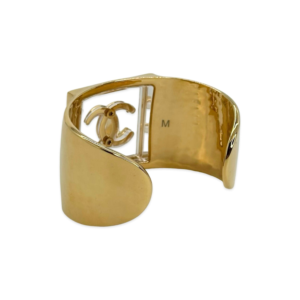 CHANEL: CC Clear Resin Cuff