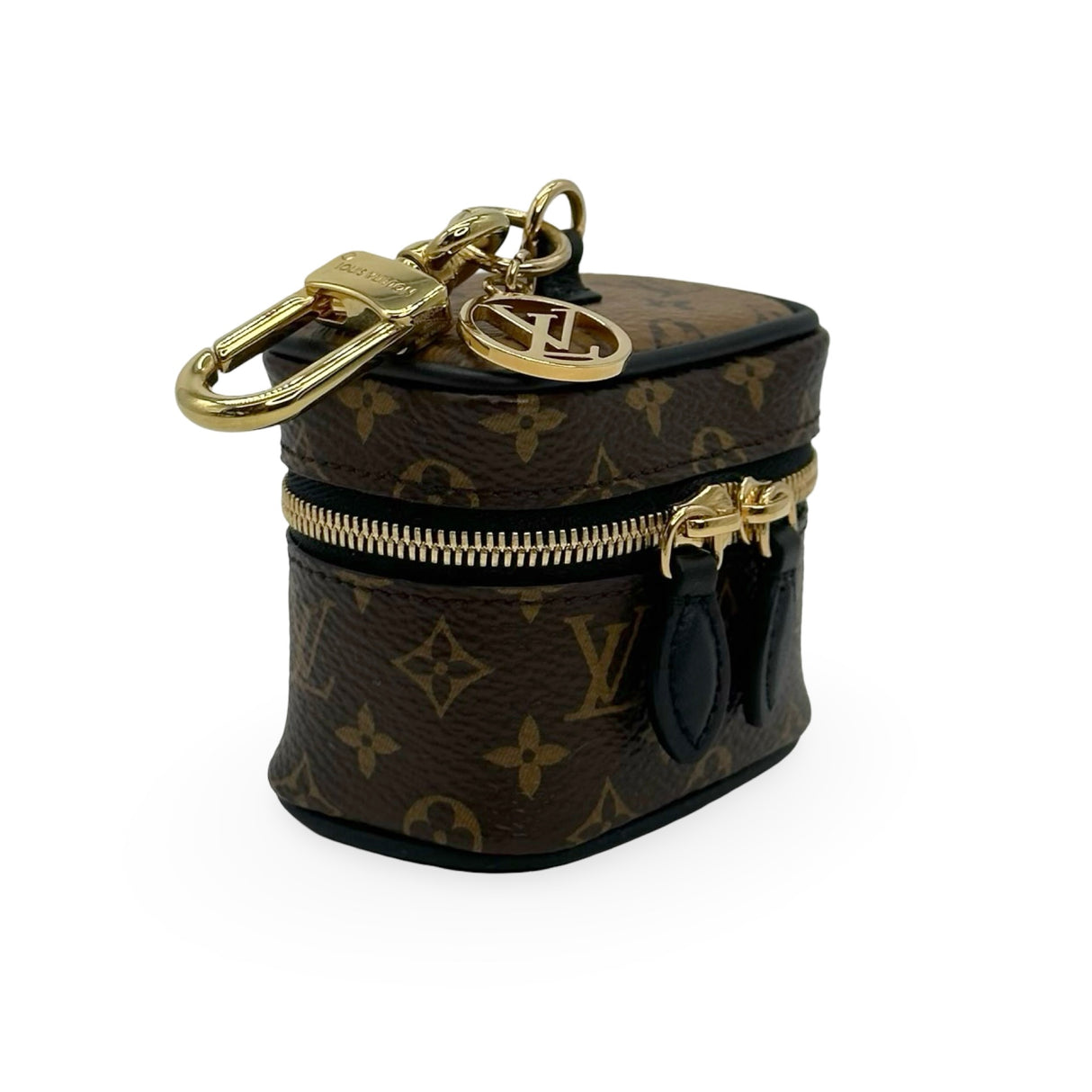 LOUIS VUITTON: Monogram Reverse Mini Vanity Bag Charm